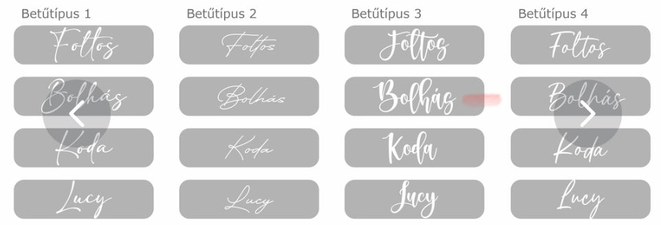 Moxy tags - VIP Bilétatartó doboz egyedi felirattal - kicsi