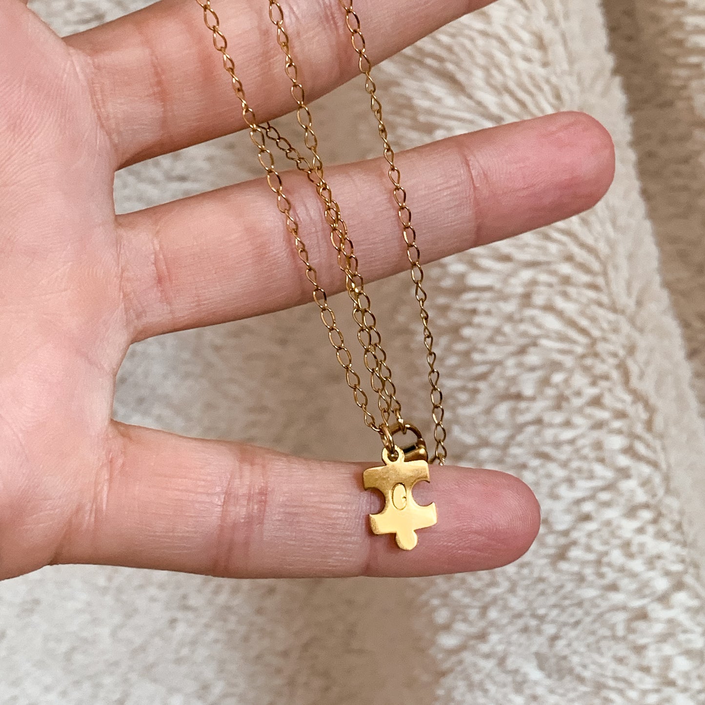 Moxy tags - Puzzle - kézzel készült medálos nyaklánc