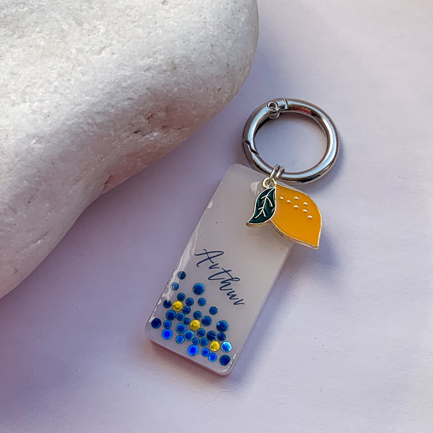 Amalfi coast - egyedi epoxy kutyabiléta