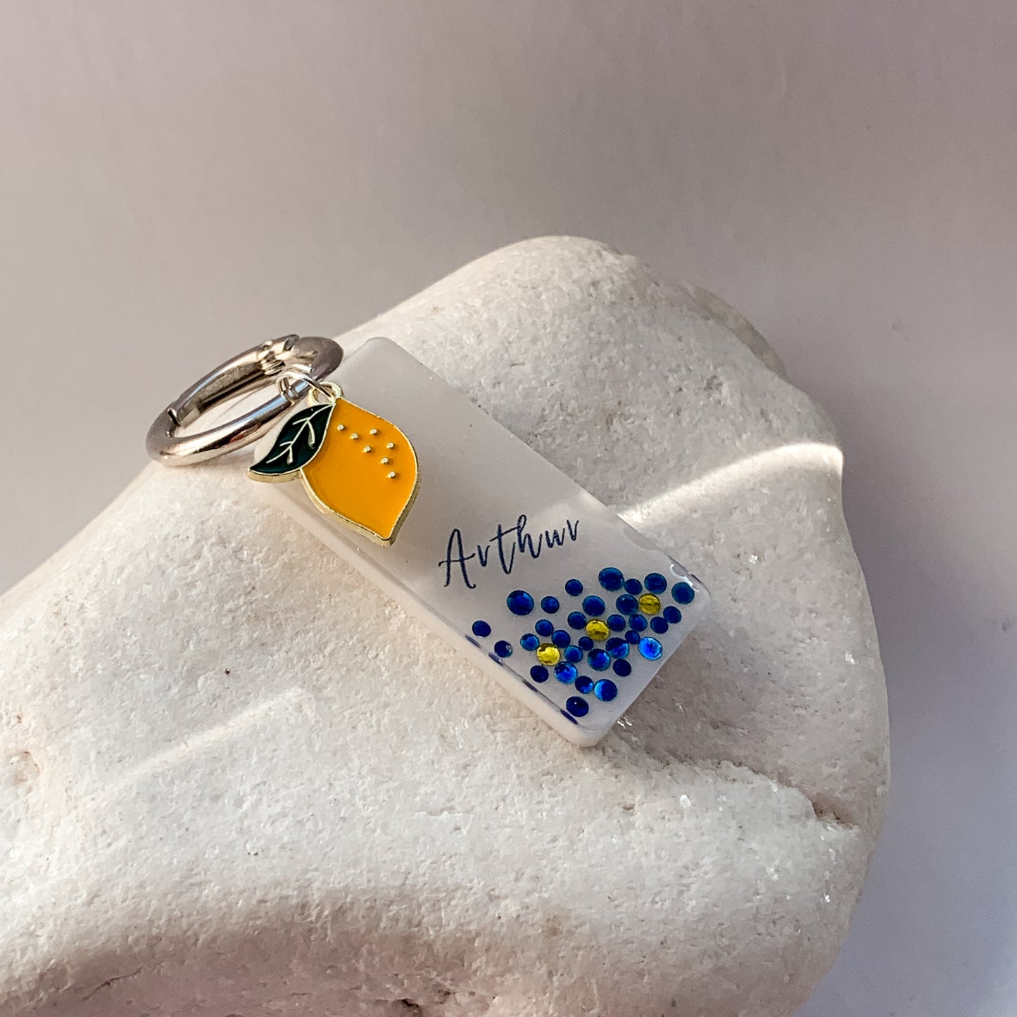 Amalfi coast - egyedi epoxy kutyabiléta