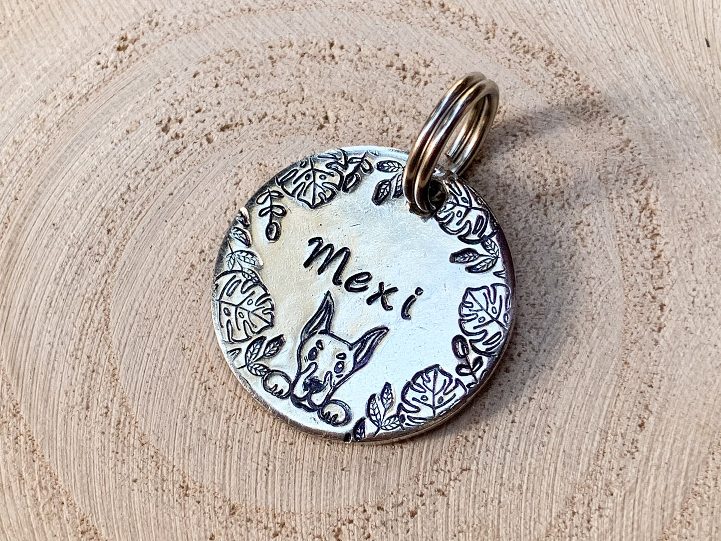 Moxy tags - Dobermann - kézzel készült egyedi kutyabiléta