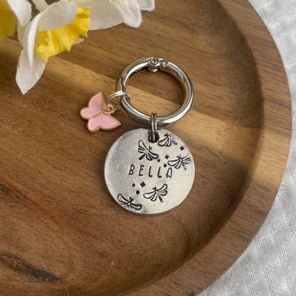 Echo - unique metal dog tag