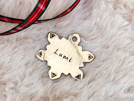 Moxy tags - Lumi - kézzel készült egyedi kutyabiléta