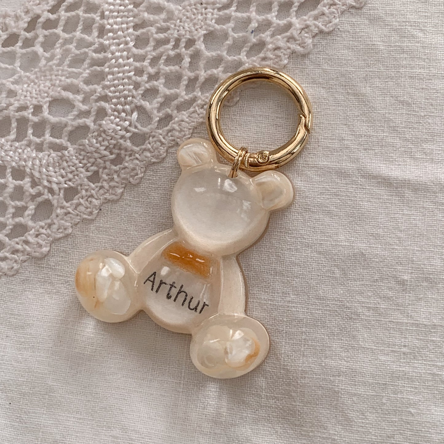 Teddy Bear egyedi epoxy kutyabiléta