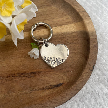 Gyöngyvirág charm