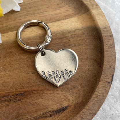 Echo - unique metal dog tag