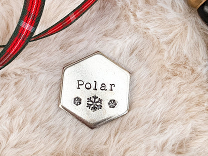 Polar - egyedi fém kutyabiléta
