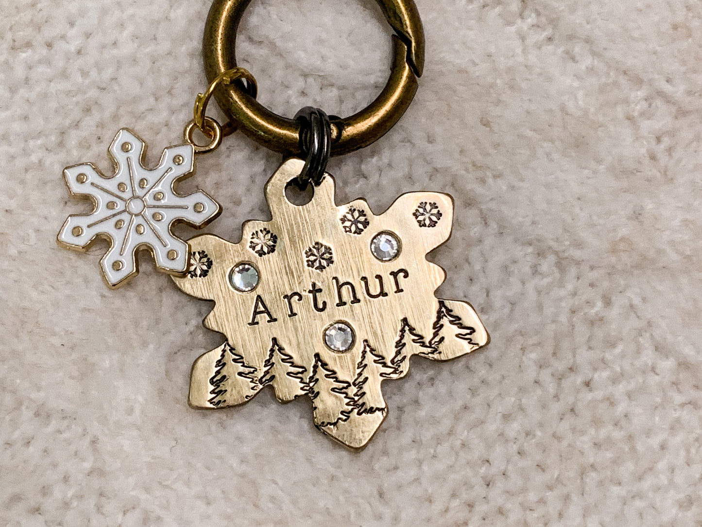 Moxy tags - Charm - fehér hópihe