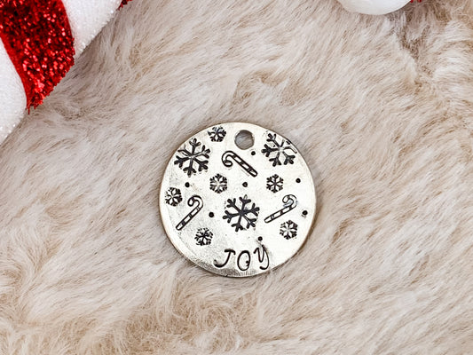 Moxy tags - Joy-  kézzel készült egyedi kutyabiléta