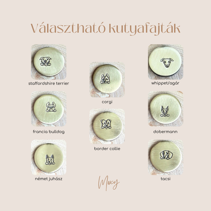 Dobermann - egyedi fém kutyabiléta
