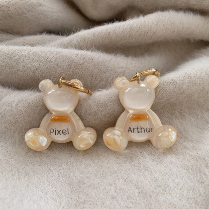 Teddy Bear egyedi epoxy kutyabiléta