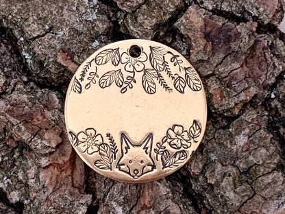 Magic forest - egyedi fém kutyabiléta