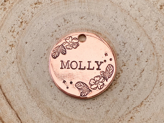 Moxy tags - Beauty -  kézzel készült egyedi kutyabiléta